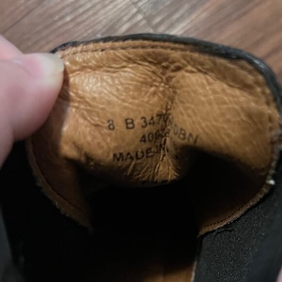 Frye Melissa Angle Short Chelsea Boot; Slate Color, Size 8 - Picture 6 of 7